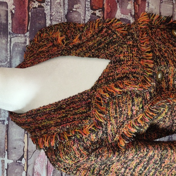 One Girl Who Double Breasted Cardigan Sweater - Picture 5 of 10